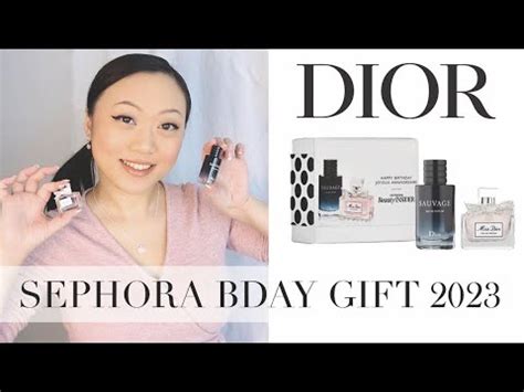 dior birthday gift sephora